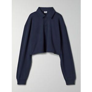 OXFORD NAVY ROLAND LONGSLEEVE